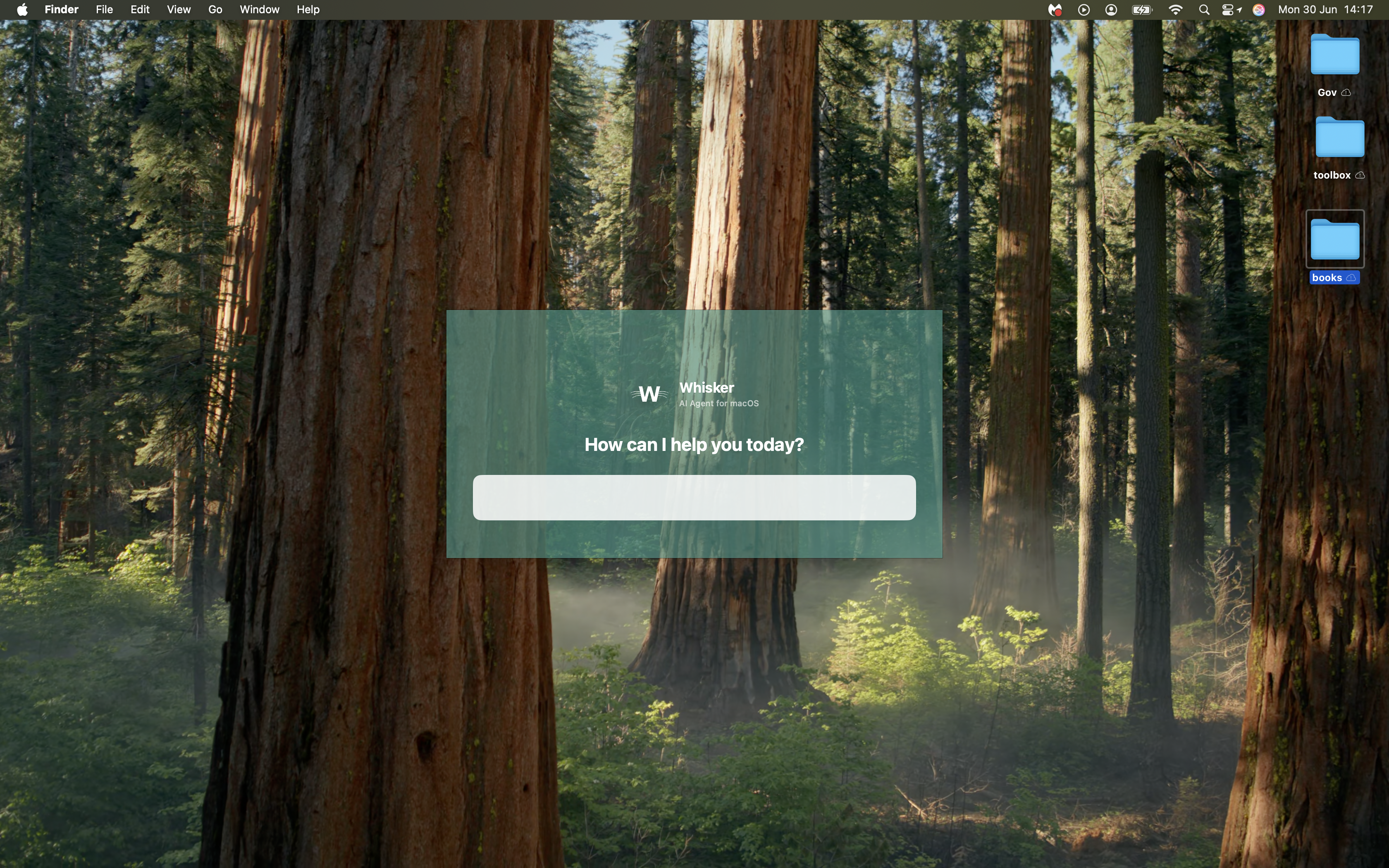 Whisker Agent Demo Video Thumbnail - Shows the application interface